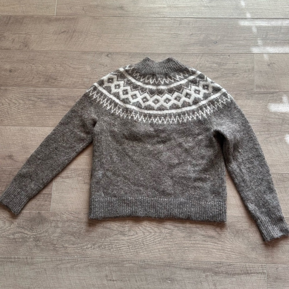 Banana Republic Fair Aisle Mock Neck Wool Blend Sweater - Picture 9 of 10